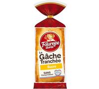 La Fournée Dorée - Gâche tranchée Gourmande et Moelleuse, 500g - Lot De 3