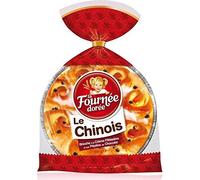 La Fournée Dorée Le Chinois Brioche à la Crème Pâtissière et aux Pépites de Chocolat 500g (lo