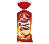 La Fournee Doree - L'étui 500g - Brioche tranchée aux Pépites de Chocolat