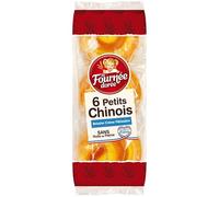 LA FOURNEE DOREE Petits Chinois moelleux à la crème pâtissière, viennoiserie gourmande 300G- Lot De 4