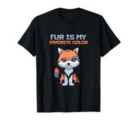 La Fourrure Est Ma Couleur Préférée. Personnage De Renard T-Shirt