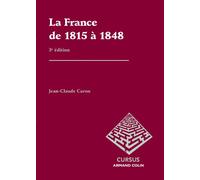 La France de 1815 à 1848
