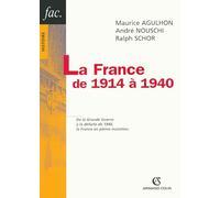 La France de 1914 à 1940