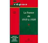 La France de 1919 à 1939