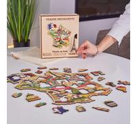 La france découverte puzzle bois, c b