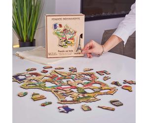 La france découverte puzzle bois, c b