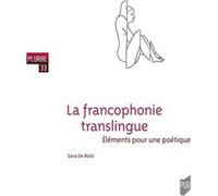 La francophonie translingue Sara de Balsi (Auteur)