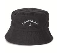 La French Touch Bob Capitaine - Imprimé en France - Cadeau Anniversaire Papa Original Rigolo (Noir, l)