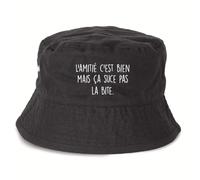 La French Touch Bob L'amitié C'est Bien - Imprimé en France - Cadeau Anniversaire Humour Punchlines Original Rigolo (Noir, m)