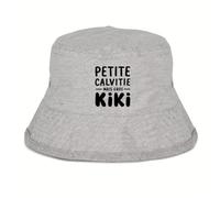 La French Touch Bob Petite calvitie, Gros Kiki - Imprimé en France - Cadeau Anniversaire Chauve Humour Original Rigolo (Gris, l)