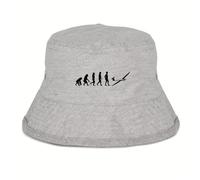 La French Touch Bob Planeur Evolution de l'homme - Imprimé en France - Cadeau Aviation Original Rigolo (Gris, m)