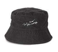 La French Touch Bob Planeur Heartbeat - Imprimé en France - Cadeau Aviation Original Rigolo (Noir, l)