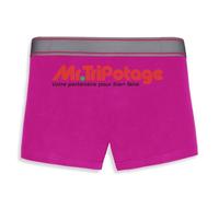 La French Touch Boxer Homme Humour Appelle Moi Dieu - Imprimé en France - Caleçon Homme Drole et Rigolo - Cadeau Humour Anniversaire Original (Rose, M)