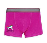 La French Touch Boxer Homme Humour Je m'en Bats Les Couilles - Imprimé en France - Caleçon Homme Drole et Rigolo - Cadeau Humour Anniversaire Original (Rose, L)