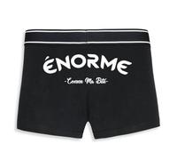 La French Touch Boxer Homme Humour Le Matin C'est Dur, comme ma Bite - Imprimé en France - Caleçon Homme Drole et Rigolo - Cadeau Humour Anniversaire Original (Noir, L)