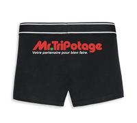 La French Touch Boxer Homme Humour Moïse - Imprimé en France - Caleçon Homme Drole et Rigolo - Cadeau Humour Anniversaire Original (Noir, M)