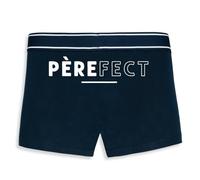 La French Touch Boxer Homme Humour père FECT - Imprimé en France - Caleçon Homme Drole et Rigolo - Cadeau Humour Anniversaire Original (Marine, 2XL)