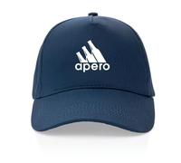 La French Touch Casquette Apéro - Imprimé en France - Cadeau Apéro Original Rigolo (Bleu Marine)