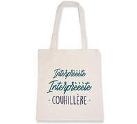 La French Touch Sac tote bag Kaamelott, le roi burgonde: cuillère - Imprimé en France - Sac en toile coton 100% bio - Cadeau Anniversaire Film et Série Humour original rigolo