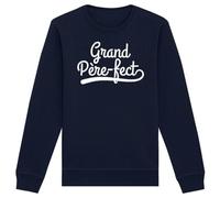 La French Touch Sweat Grand PÈre FECT - Unisexe - Imprimé en France - Coton 100% Bio - Cadeau Anniversaire Papy Original Rigolo (Marine, 3XL)