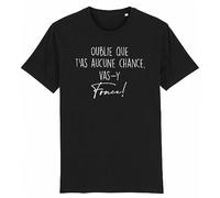 La French Touch T Shirt Jean-Claude Dusse: Vas-y Fonce! - pour Homme - Imprimé en France - Coton 100% Bio - Cadeau Anniversaire Film et Série Humour Original Rigolo (Noir, XXL)