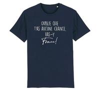 La French Touch T Shirt Jean-Claude Dusse: Vas-y Fonce! - pour Homme - Imprimé en France - Coton 100% Bio - Cadeau Anniversaire Film et Série Humour Original Rigolo (Marine, XL)