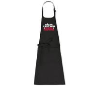 La French Touch Tablier humoristique Raler c'est mon super pouvoir - 100% coton bio - Imprimé en France - Cadeau Anniversaire Humour original rigolo (Noir)