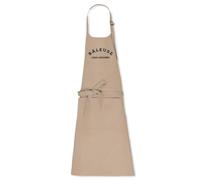 La French Touch Tablier humoristique Raleuse mais adorable - 100% coton bio - Imprimé en France - Cadeau Anniversaire Humour maman original rigolo (Beige)