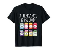 La fréquentation est ma Confiture - Secrétaire Scolaire et Commis aux présences T-Shirt