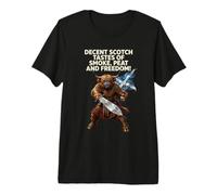 La fumée, la Tourbe et la liberté T-Shirt Haut de Gamme