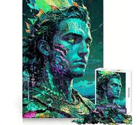 La Fureur de Poséidon︰ Seigneur des Profondeurs Puzzle 1000 Pièces pour Adolescents Jeu de Logique Mentale Évasion Calme Bordure Fine Art Collection (38x26cm)