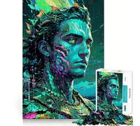 La Fureur de Poséidon︰ Seigneur des Profondeurs Puzzle 1000 Pièces pour Adultes Jeu Cognitif Amusant à Assembler Ensemble Pièce de Collection Art (38x52cm)