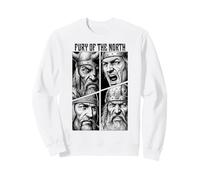 La Fureur des Guerriers Vikings du Valhalla du Nord Sweatshirt