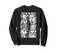 La Fureur des Guerriers Vikings du Valhalla du Nord Sweatshirt