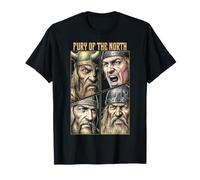 La Fureur des Guerriers Vikings du Valhalla du Nord T-Shirt