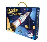 La fusée spatiale 3D - La conquête de l'espace - Construis ta fusée ! Avec 12 silhouettes - Alberto Borgo - Sassi - Jeux livres objets
