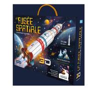 La fusée spatiale 3D - N.E. 2026 - Construis ta fusée ! Avec 12 silhouettes - Alberto Borgo - Sassi - Jeux livres objets