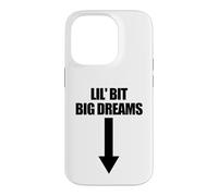 La Future mère, Lil Bit Big, rêve d'une Grossesse drôle Coque pour iPhone 14 Pro