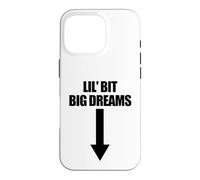 La Future mère, Lil Bit Big, rêve d'une Grossesse drôle Coque pour iPhone 16 Pro