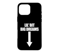 La Future mère, Lil Bit Big, rêve d'une Grossesse drôle Coque pour iPhone 16 Pro Max