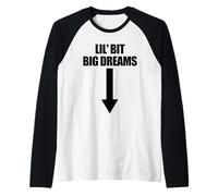 La Future mère, Lil Bit Big, rêve d'une Grossesse drôle Manche Raglan
