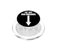 La Future mère, Lil Bit Big, rêve d'une Grossesse drôle PopSockets PopGrip pour MagSafe