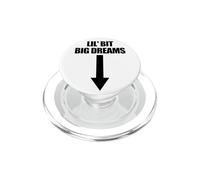 La Future mère, Lil Bit Big, rêve d'une Grossesse drôle PopSockets PopGrip pour MagSafe