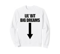 La Future mère, Lil Bit Big, rêve d'une Grossesse drôle Sweatshirt