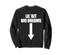 La Future mère, Lil Bit Big, rêve d'une Grossesse drôle Sweatshirt