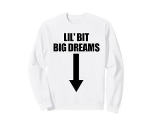 La Future mère, Lil Bit Big, rêve d'une Grossesse drôle Sweatshirt
