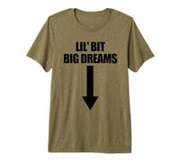La Future mère, Lil Bit Big, rêve d'une Grossesse drôle T-Shirt Haut de Gamme