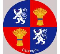 La Gascogne - 15cm - Sticker/autocollant