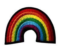 La Gay Pride Appliques LGBT Lesbiennes Drapeau Arc En Ciel Ornée De Fer Au Rétro Aime Coudre à Patch