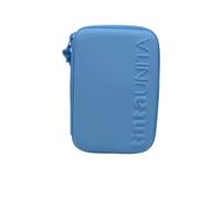 La Gazza Trousse de couleur Untia ONE TIME complète à 3 compartiments 1 zip - New 2025/2026, bleu ciel, Trousse scolaire